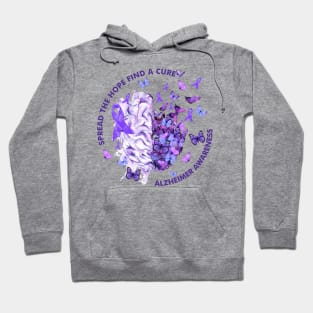 Alzheimer Awareness Spread The Hope Find A Cure Hoodie